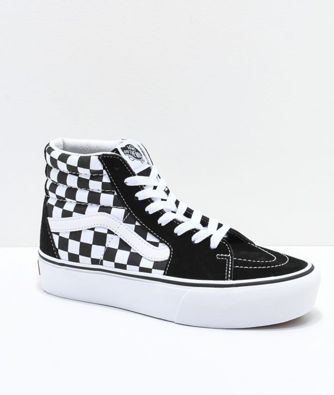 high top checkerboard vans, massive 